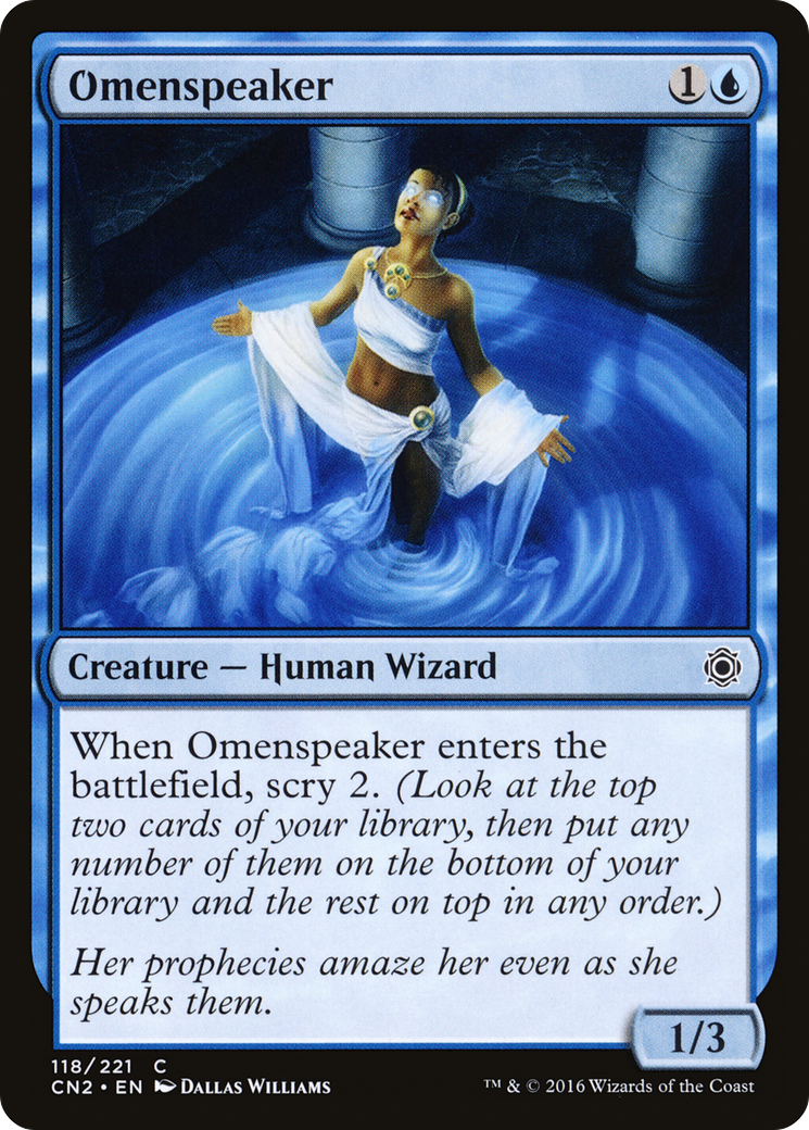 Omenspeaker (CN2-118) - Conspiracy: Take the Crown Foil