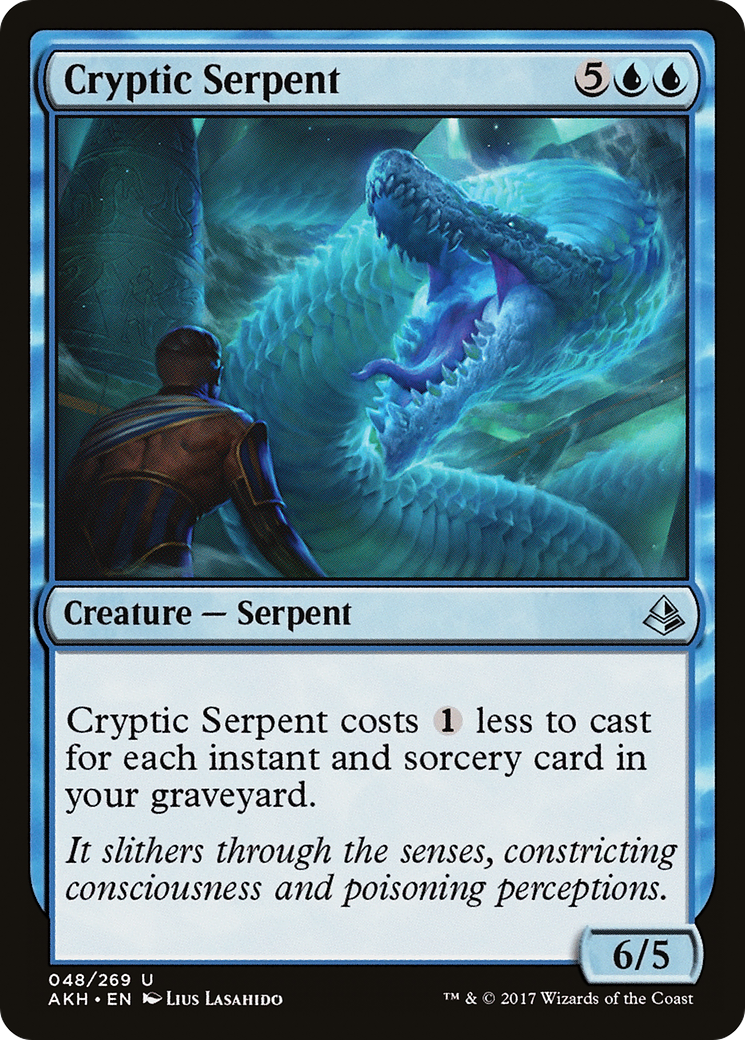 Cryptic Serpent (AKH-048) - Amonkhet