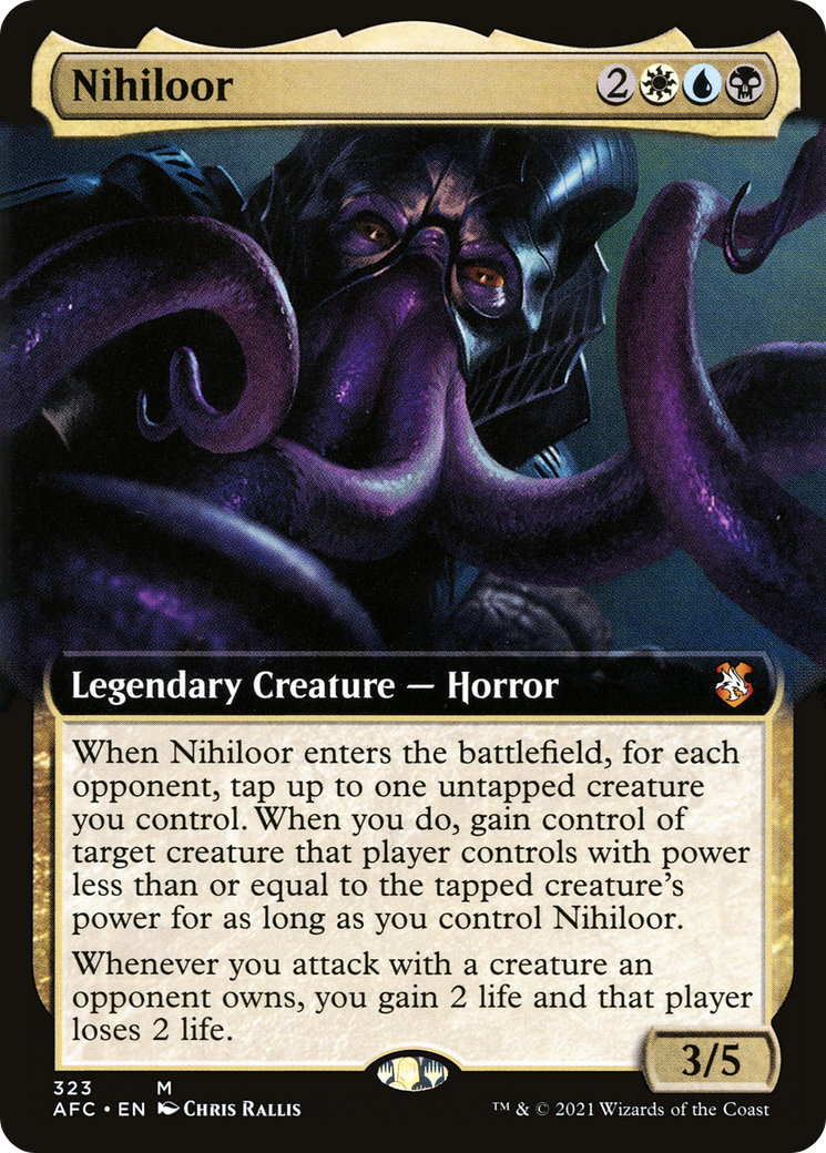 Nihiloor (Extended Art) (AFC-323) - Forgotten Realms Commander: (Extended Art)
