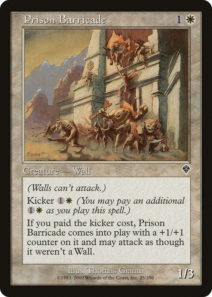 Prison Barricade (INV-025) - Invasion
