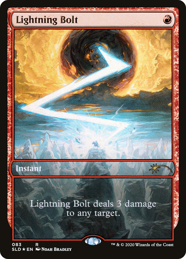 Lightning Bolt (083) (SLD-083) - Secret Lair Drop Foil