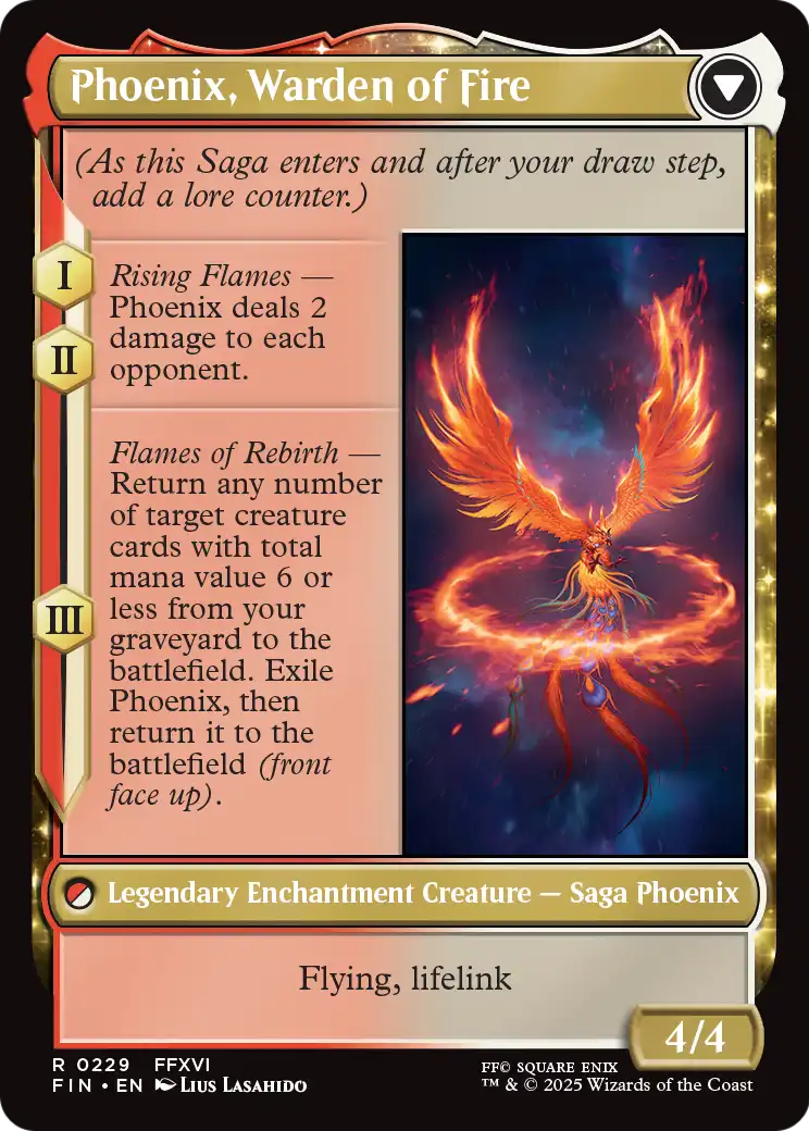 Joshua, Phoenix's Dominant (FIN-229) - FINAL FANTASY: (enchantment) Foil