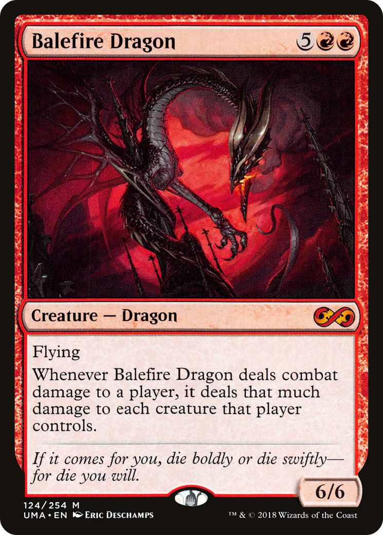 Balefire Dragon (UMA-124) - Ultimate Masters Foil