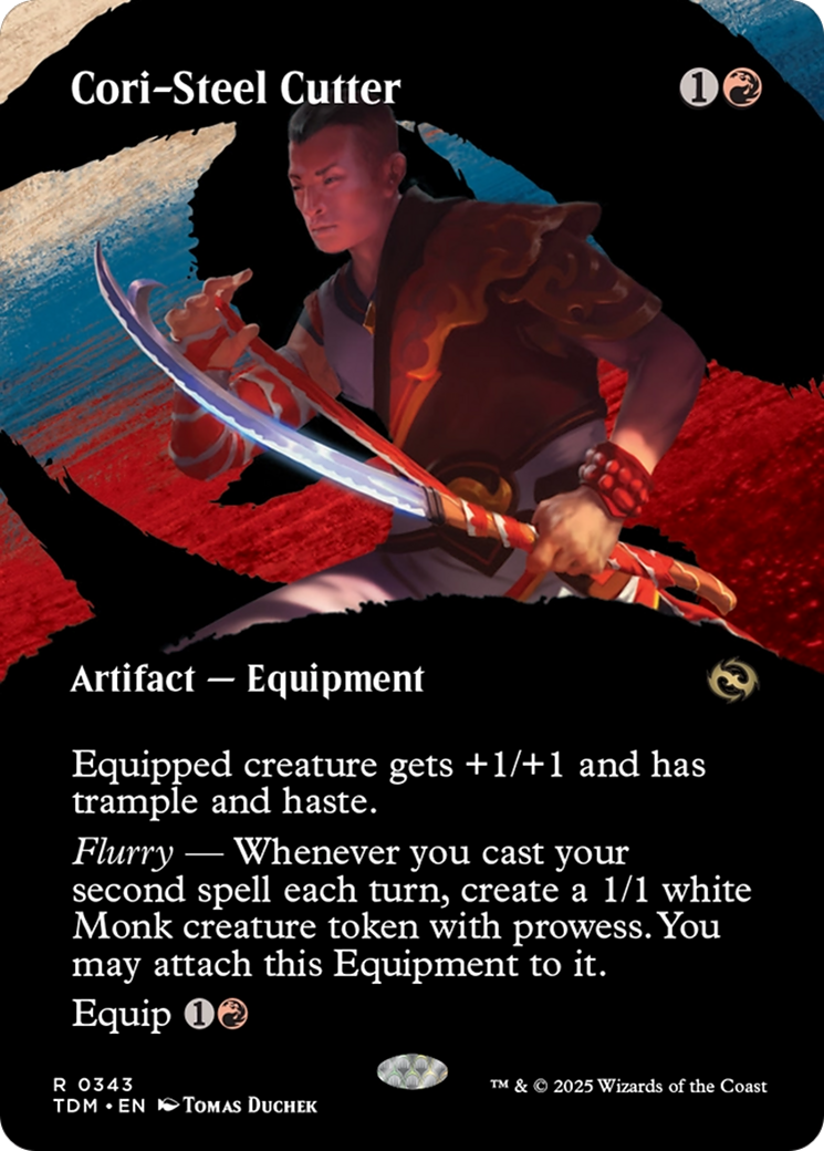 Cori-Steel Cutter (Borderless) (TDM-343) - Tarkir: Dragonstorm: (Showcase)
