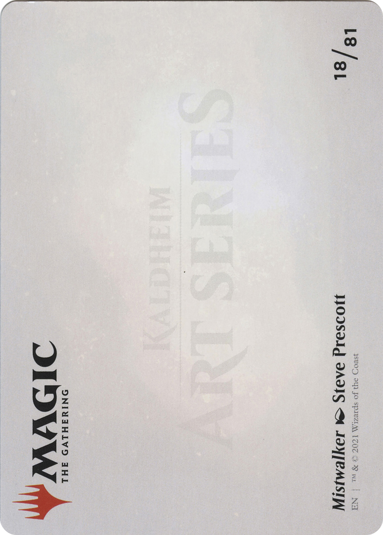Mistwalker // Mistwalker (ASKHM-018) - Art Series: Kaldheim (Borderless)