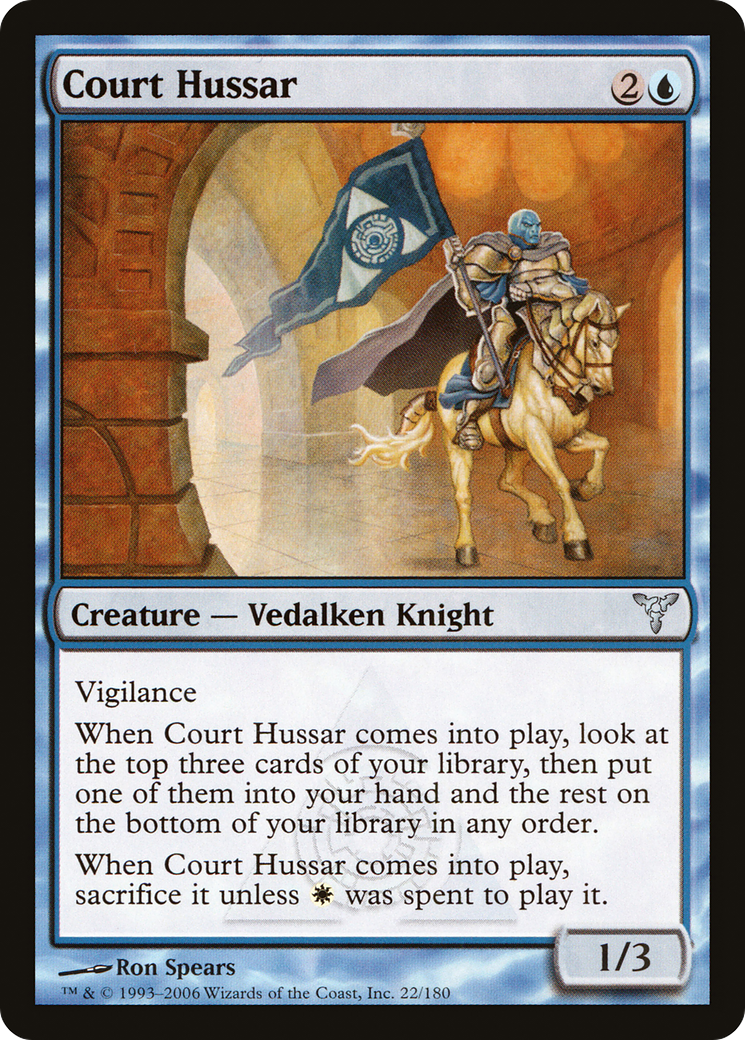 Court Hussar (DIS-022) - Dissension Foil