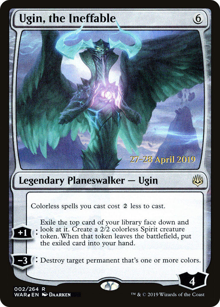 Ugin, the Ineffable (PRE-002) - War of the Spark Promos Foil