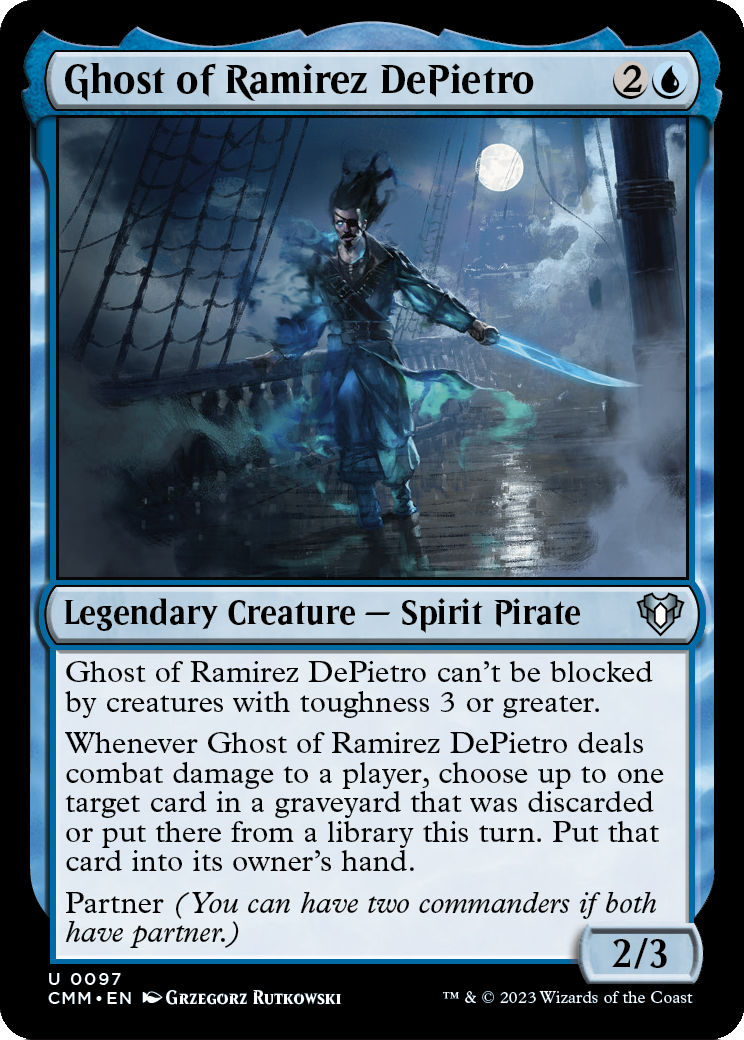Ghost of Ramirez DePietro (CMM-097) - Commander Masters Foil