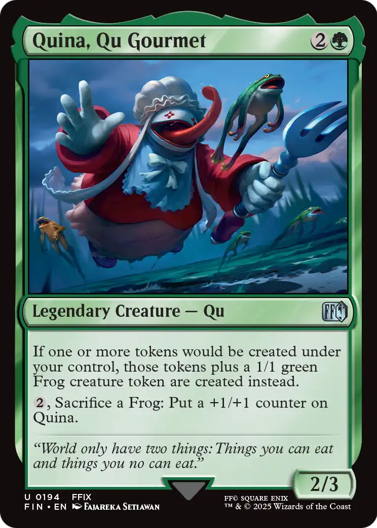 Quina, Qu Gourmet (FIN-194) - FINAL FANTASY Foil