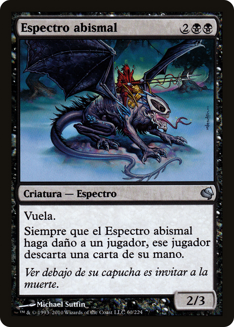 Abyssal Specter (Spanish) - "Espectro abismal" (PS11-060) - Salvat 2011