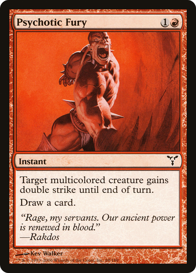 Psychotic Fury (DIS-068) - Dissension Foil