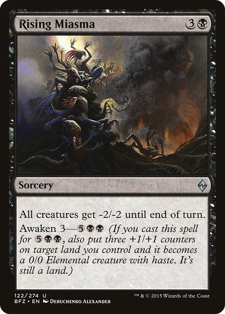 Rising Miasma (BFZ-122) - Battle for Zendikar