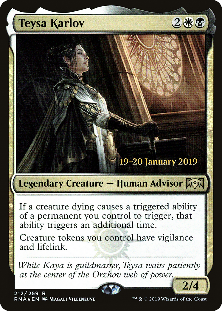 Teysa Karlov (PRE-212) - Ravnica Allegiance Promos Foil