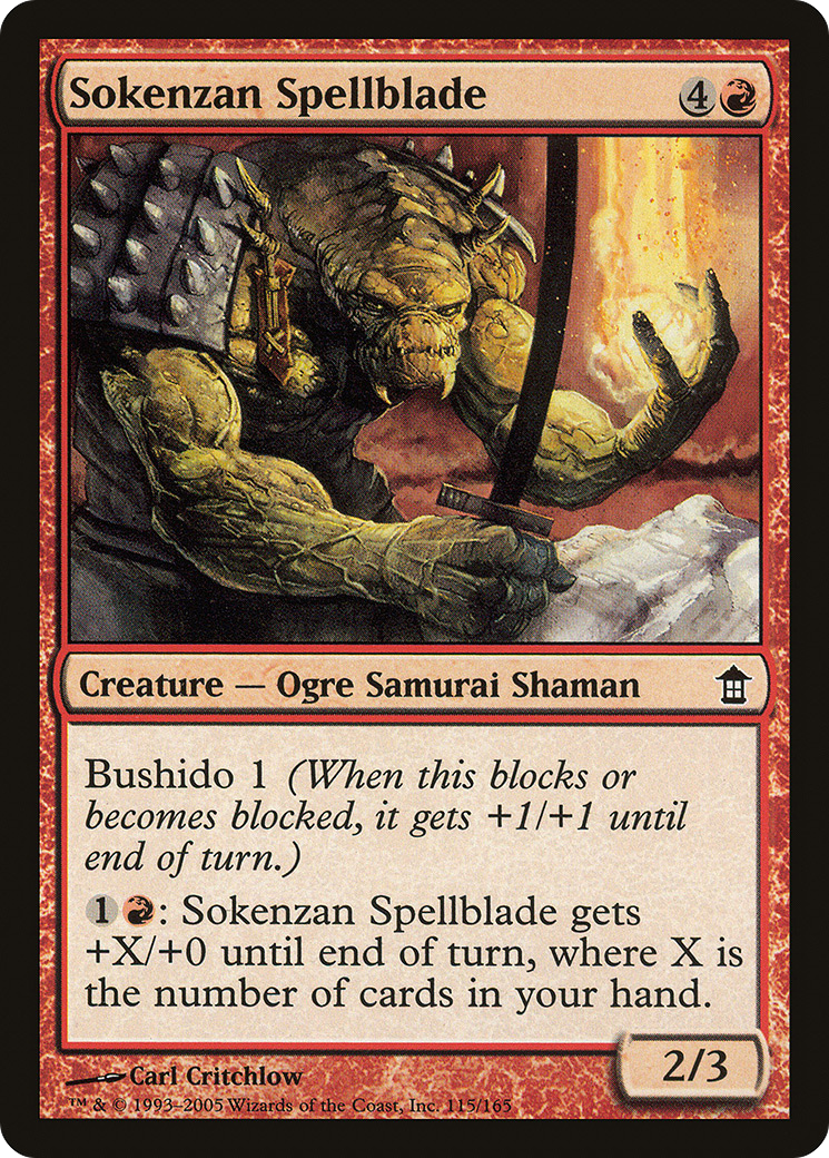 Sokenzan Spellblade (SOK-115) - Saviors of Kamigawa Foil