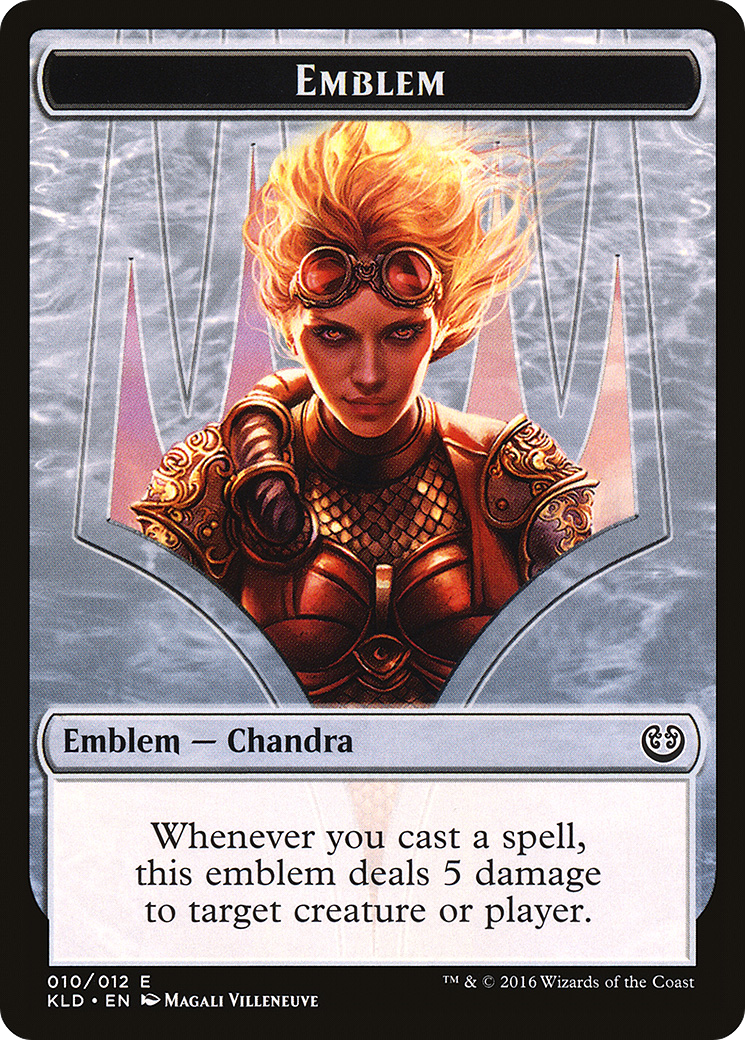 Emblem - Chandra, Torch of Defiance (KLD-010) - Kaladesh Tokens