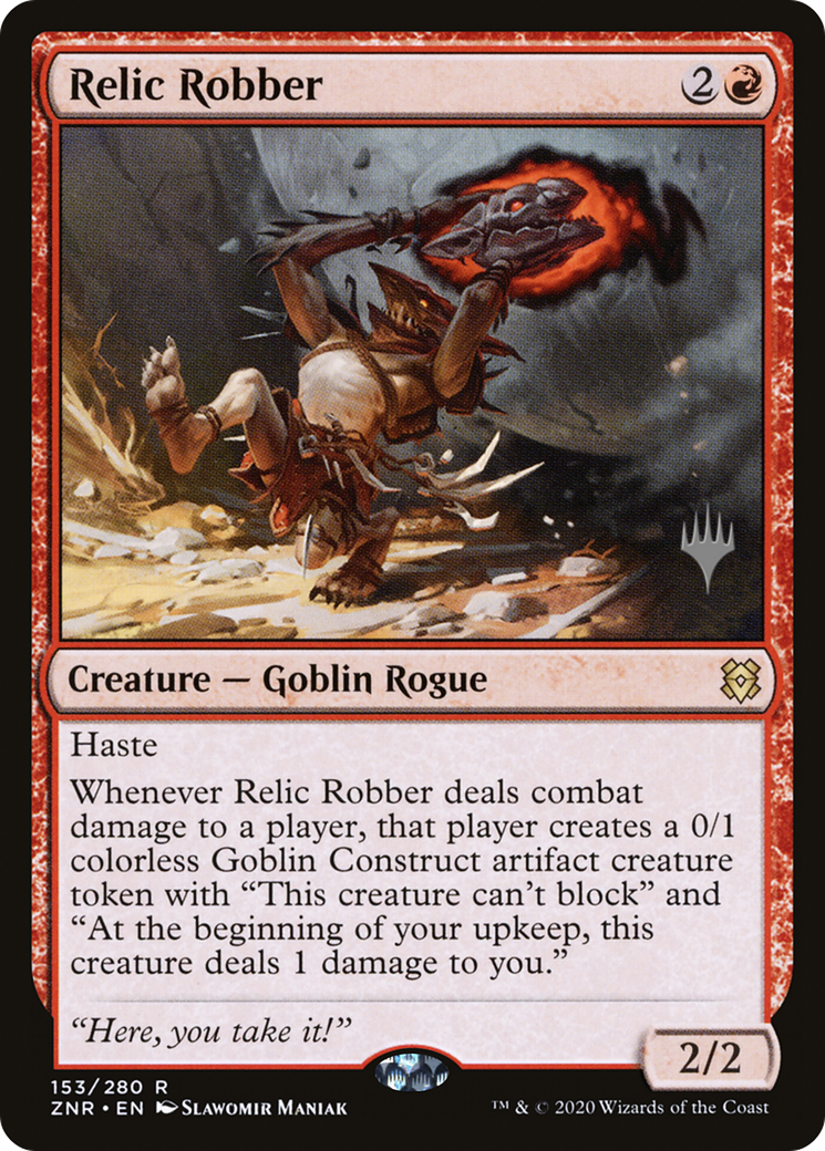 Relic Robber (PPZNR-153) - Zendikar Rising Promos Foil