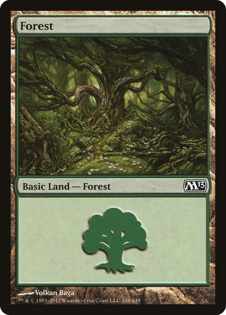 Forest (246) (M13-246) - Magic 2013 Foil