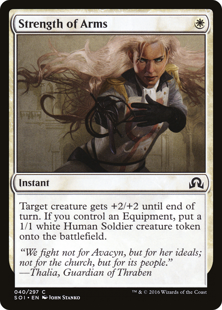 Strength of Arms (SOI-040) - Shadows over Innistrad