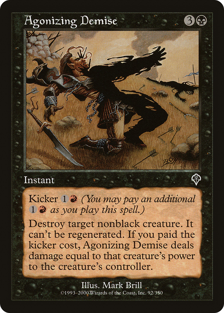 Agonizing Demise (INV-092) - Invasion Foil