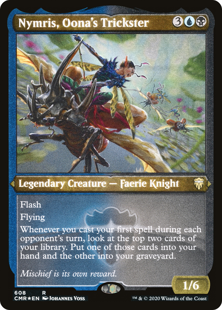 Nymris, Oona's Trickster (Foil Etched) (CMR-608) - Commander Legends Foil