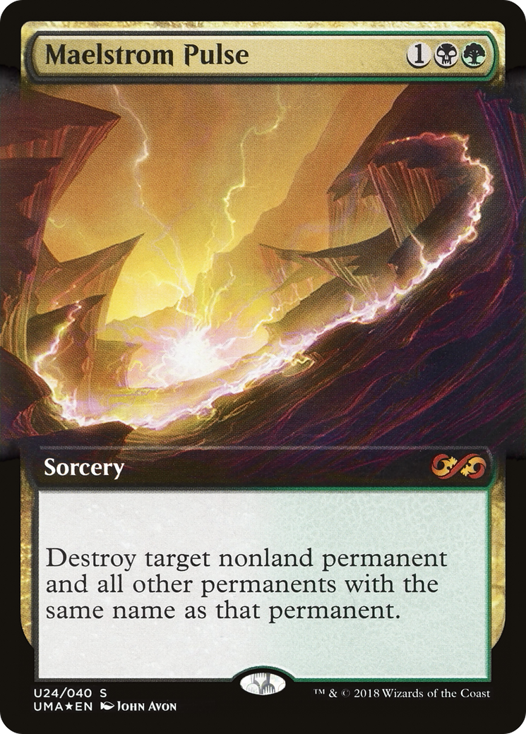 Maelstrom Pulse (UMA:BT-U24) - Ultimate Box Topper: (Extended Art) Foil