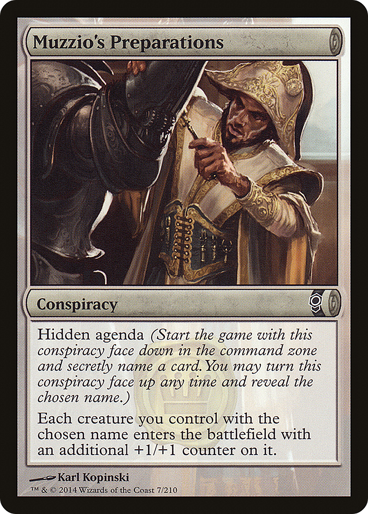 Muzzio's Preparations (CNS-007) - Conspiracy