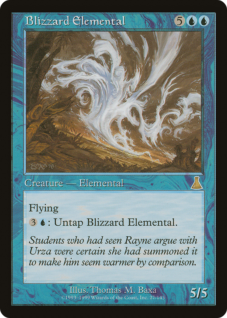 Blizzard Elemental (UDS-027) - Urza's Destiny