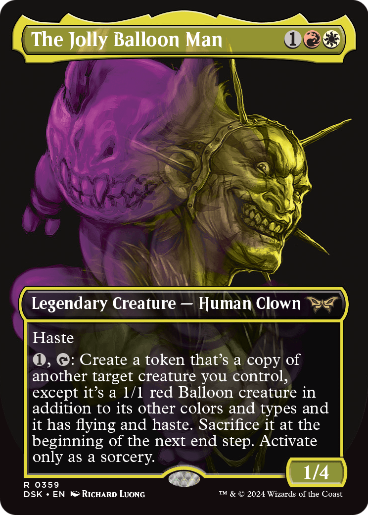 The Jolly Balloon Man (Showcase) (DSK-359) - Duskmourn: House of Horror (Borderless)