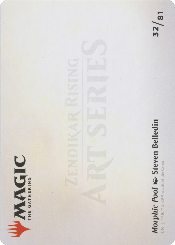 Morphic Pool // Morphic Pool (AZNR-032) - Zendikar Rising Art Series (Borderless) Foil