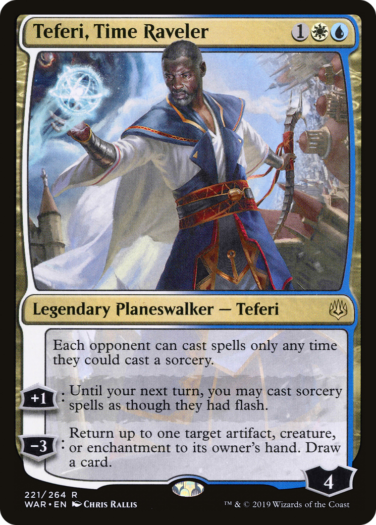 Teferi, Time Raveler (WAR-221) - War of the Spark Foil