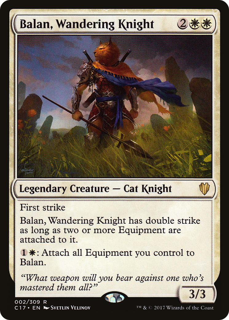 Balan, Wandering Knight (C17-002) - Commander 2017