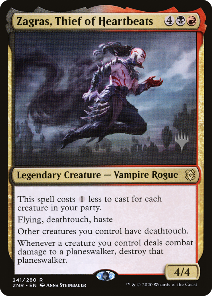 Zagras, Thief of Heartbeats (PPZNR-241) - Zendikar Rising Promos