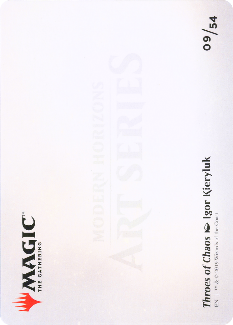 Throes of Chaos (Art Series) (ASMH1-009) - Modern Horizons Art Series (Borderless)