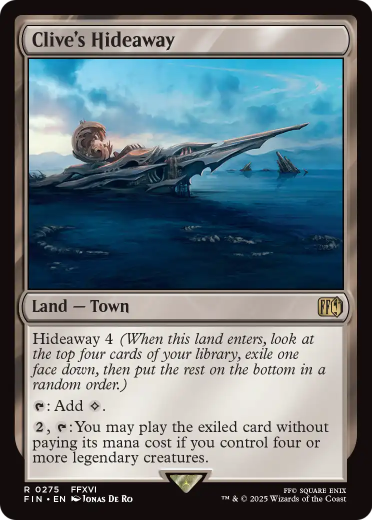 Clive's Hideaway (FIN-275) - FINAL FANTASY Foil