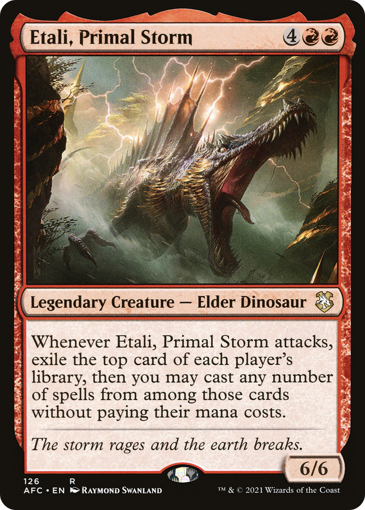 Etali, Primal Storm (AFC-126) - Forgotten Realms Commander