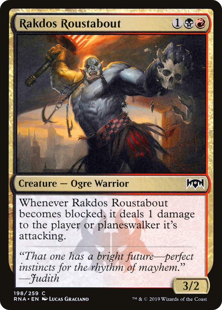 Rakdos Roustabout (RNA-198) - Ravnica Allegiance Foil