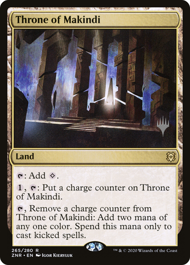 Throne of Makindi (PPZNR-265) - Zendikar Rising Promos