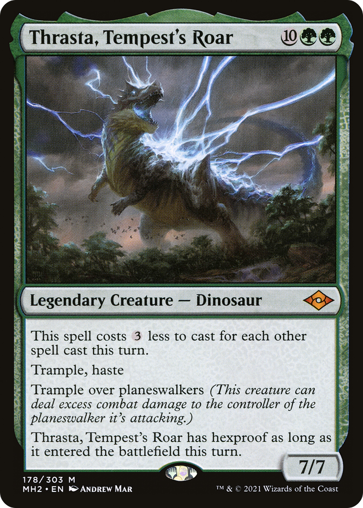 Thrasta, Tempest's Roar (MH2-178) - Modern Horizons 2 Foil