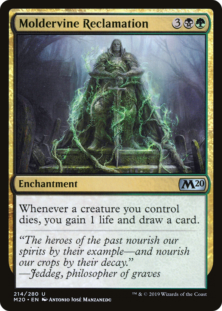 Moldervine Reclamation (M20-214) - Core Set 2020 Foil