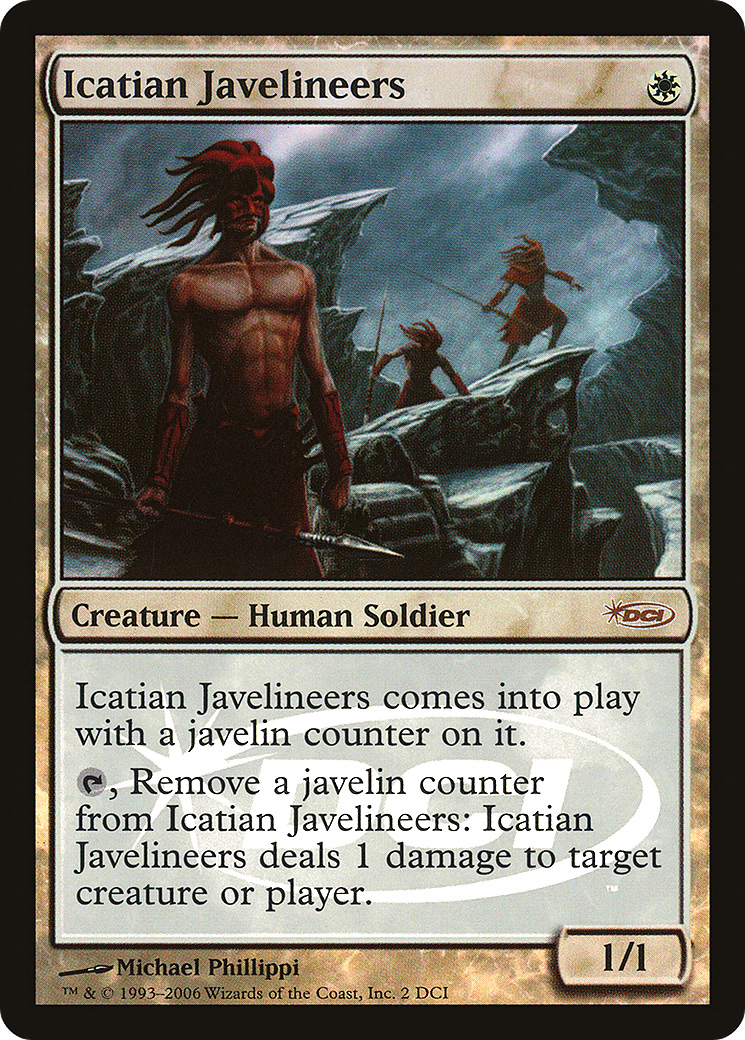 Icatian Javelineers (WPN-002) - DCI Promos Foil