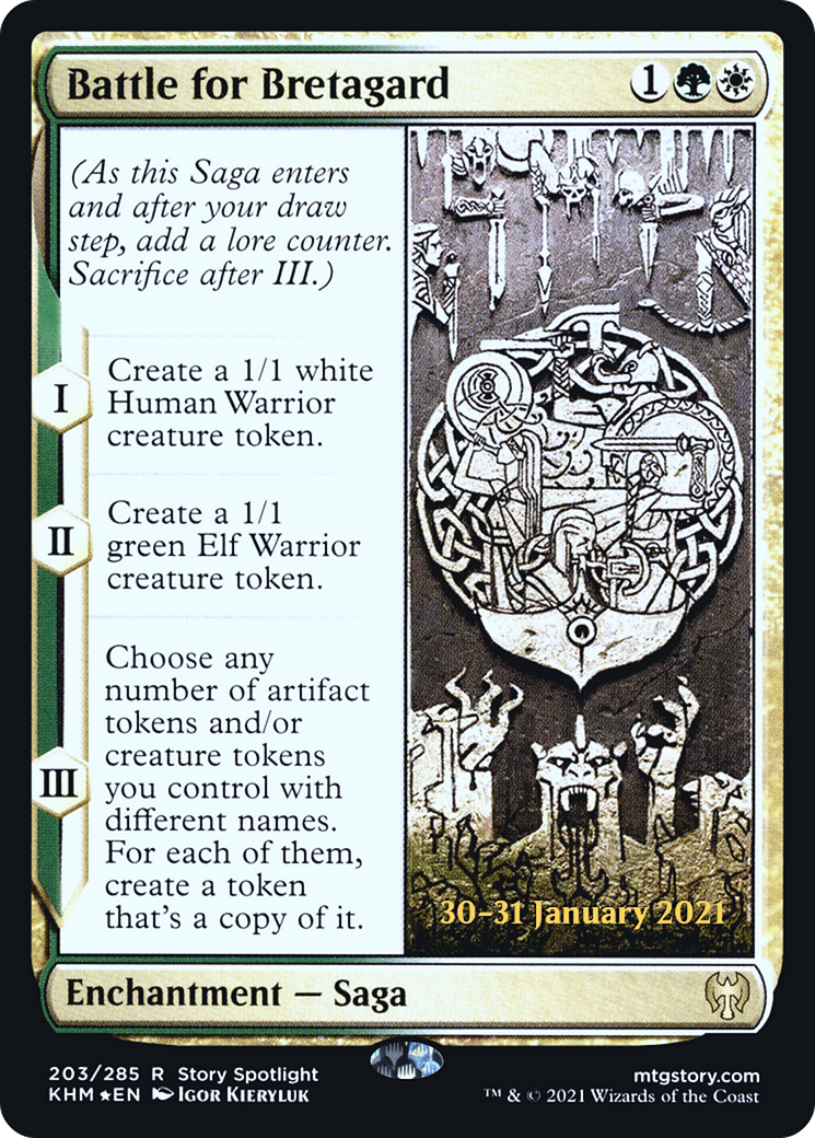 Battle for Bretagard (PRE-203) - Kaldheim Promos Foil