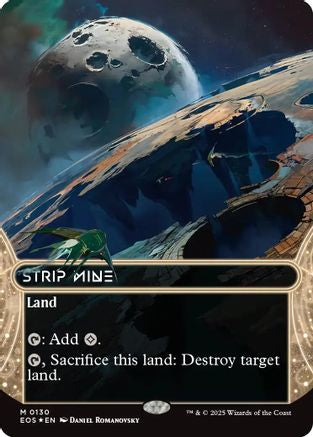 Stripe Mine (0130) (Borderless) (Galaxy Foil) (EOS-130) - Edge of Eternities: Stellar Sights Foil