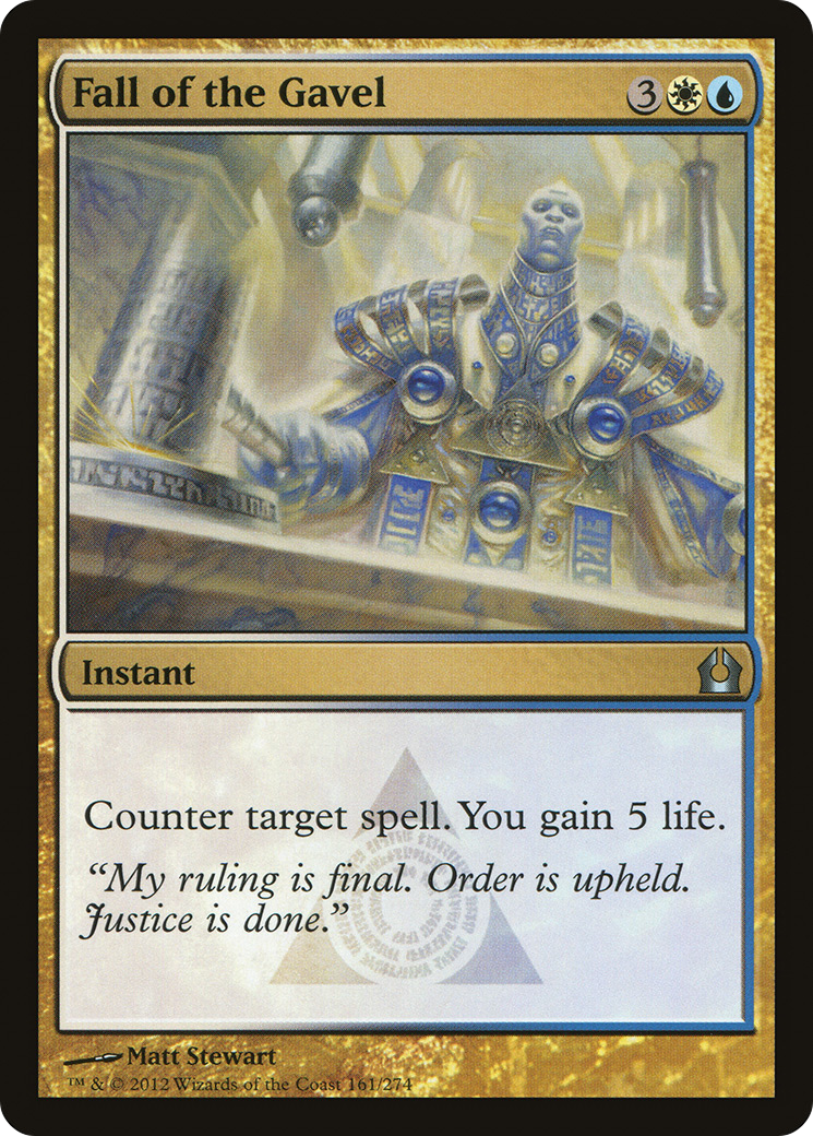 Fall of the Gavel (RTR-161) - Return to Ravnica
