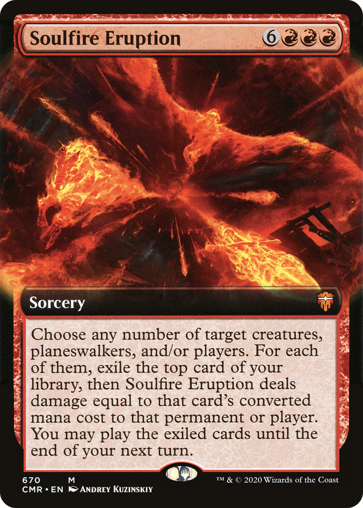 Soulfire Eruption (Extended Art) (CMR-670) - Commander Legends: (Extended Art)