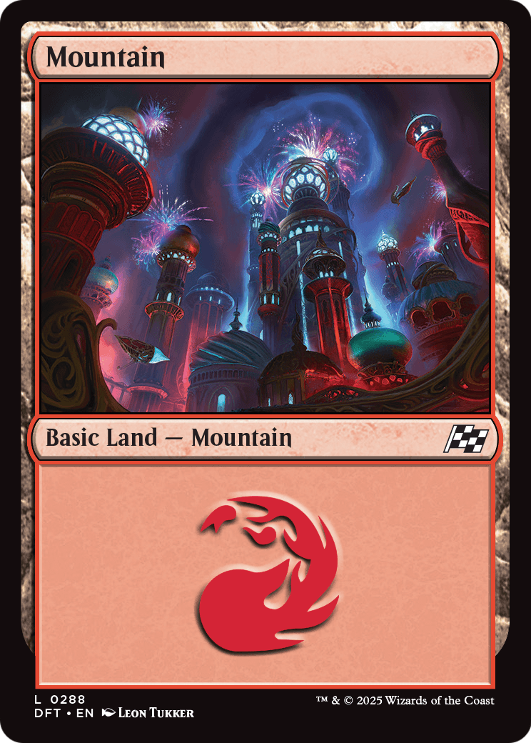 Mountain (0288) (DFT-288) - Aetherdrift Foil