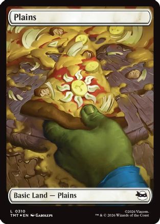 Plains (0310) (Surge Foil) (TMT-310) - Teenage Mutant Ninja Turtles Foil