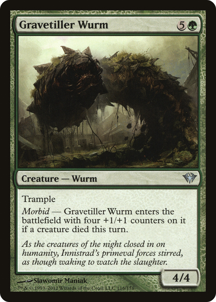 Gravetiller Wurm (DKA-116) - Dark Ascension
