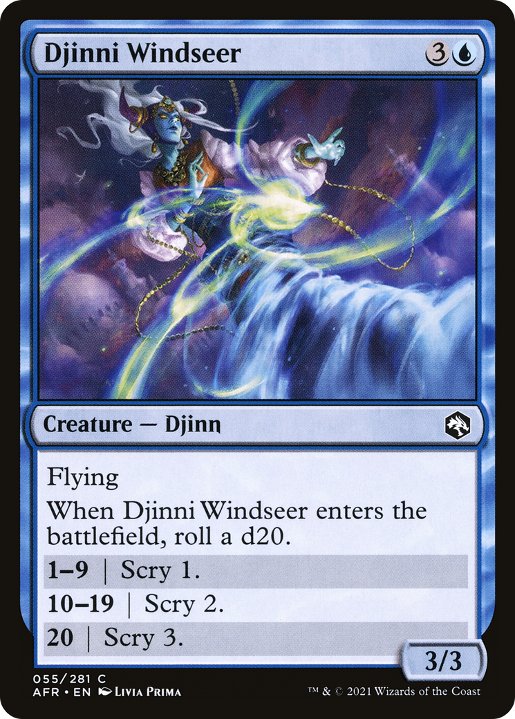 Djinni Windseer (AFR-055) - Adventures in the Forgotten Realms