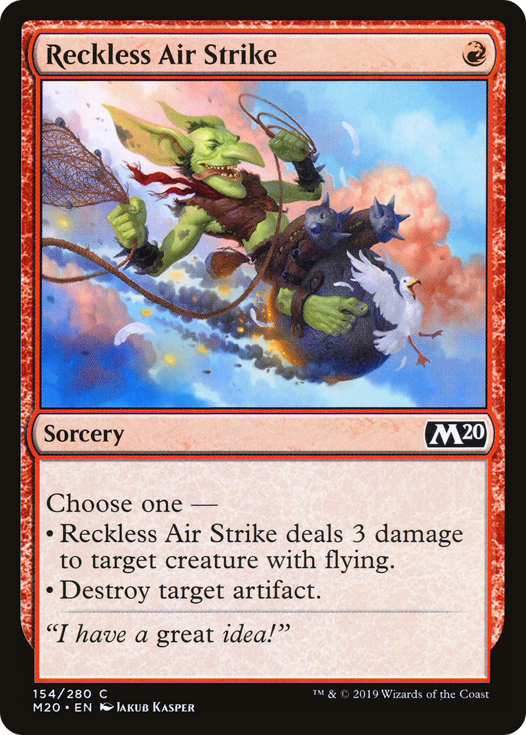 Reckless Air Strike (M20-154) - Core Set 2020