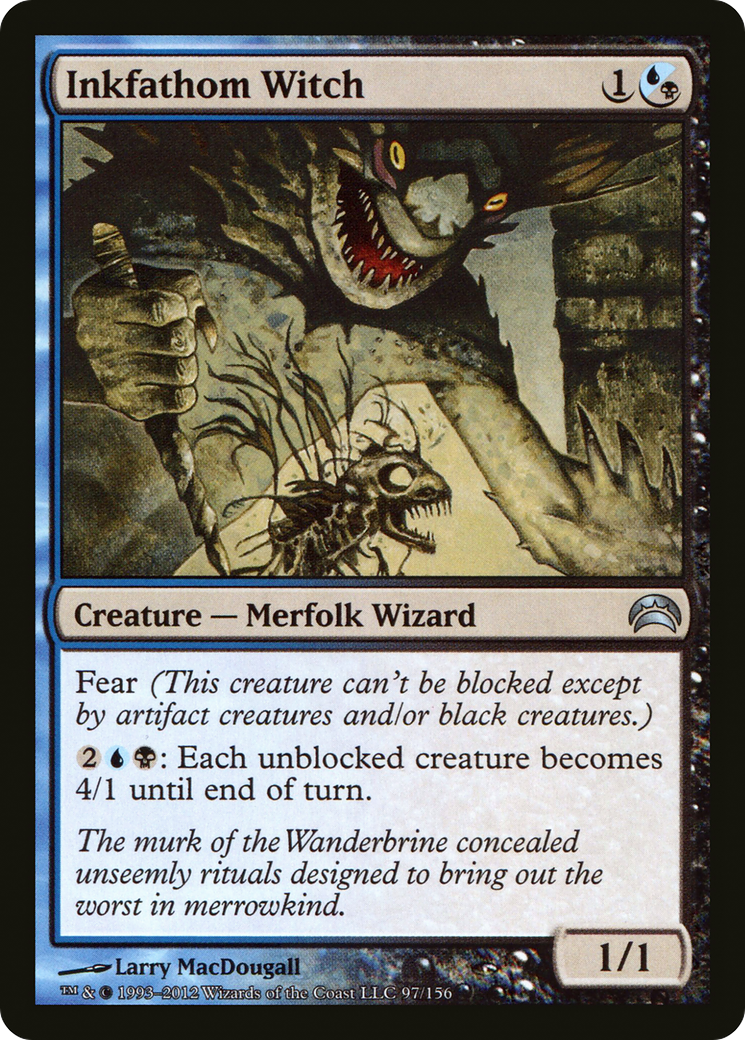 Inkfathom Witch (PC2-097) - Planechase 2012 Foil